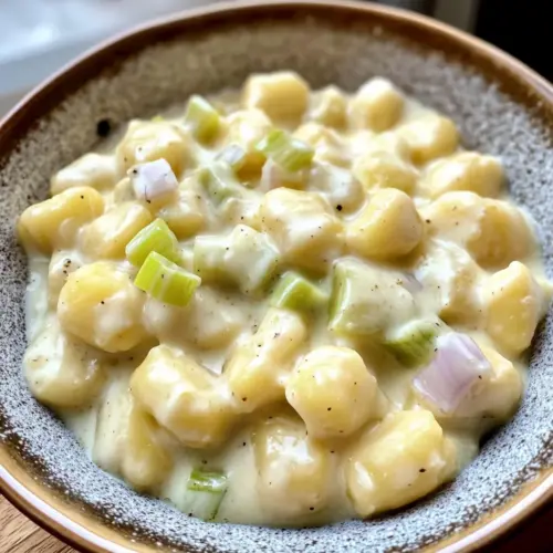 Käse Sahne Soße Gnocchi